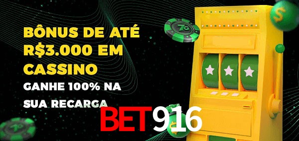 bet916 melhor bônus de depósito